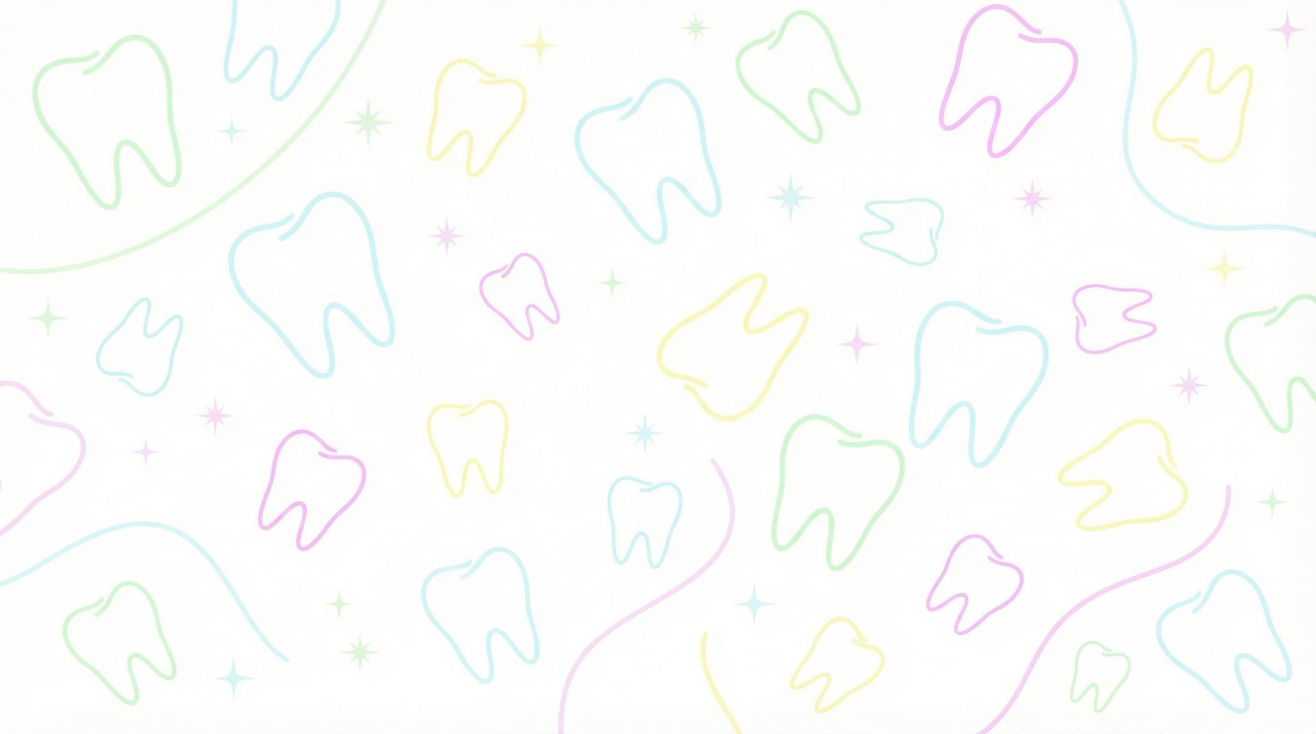 Decorative tooth pattern background