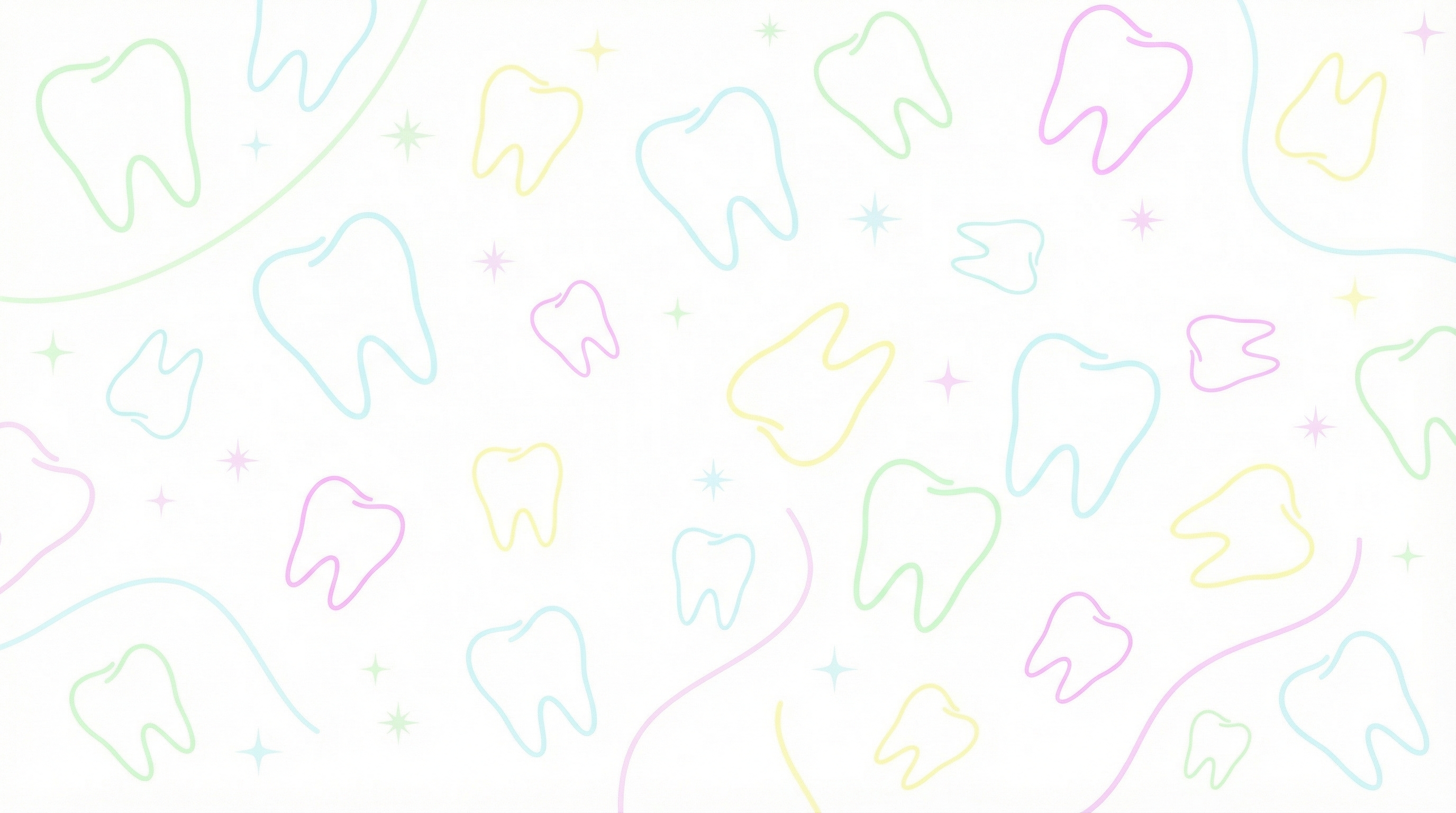 Decorative tooth pattern background